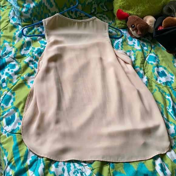 Close knit /chiffon shirt - Picture 2 of 2